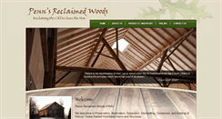 Desktop Screenshot of pennsreclaimedwoods.com